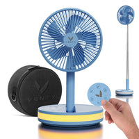 Ventilador Plegable Extensible con Mando a Distancia, 48h de Autonomía