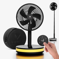Ventilador Plegable Extensible con Mando a Distancia, 48h de Autonomía